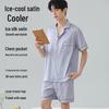 Maoren Couple Ice Silk Pajama Set