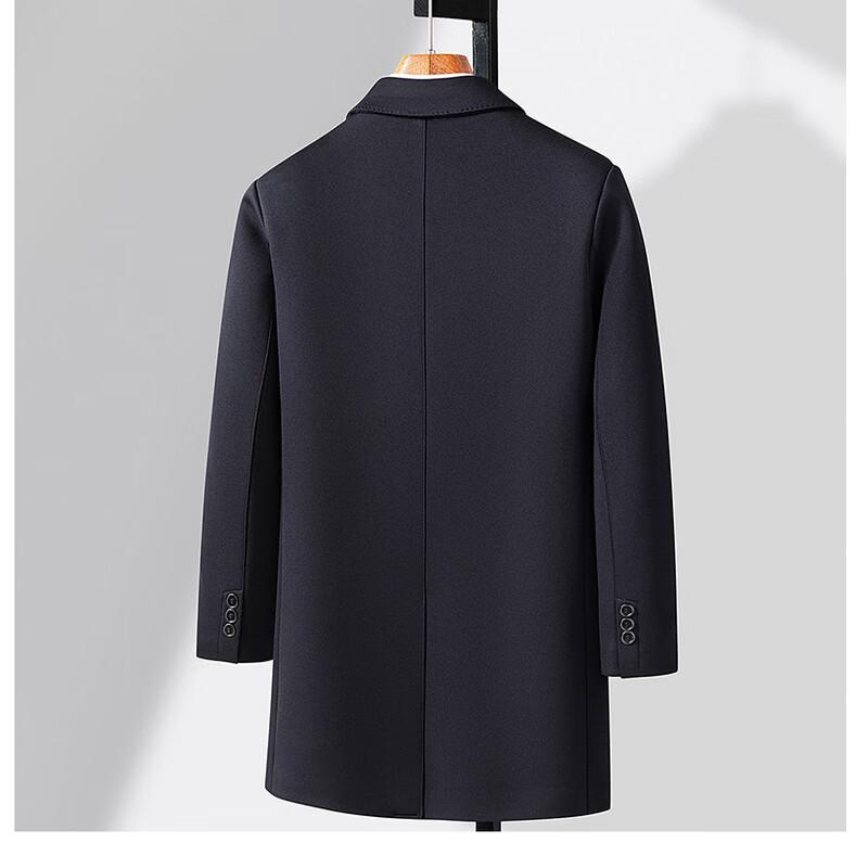 TUCANO Men's Business Lapel Mid-Length Trench Coat