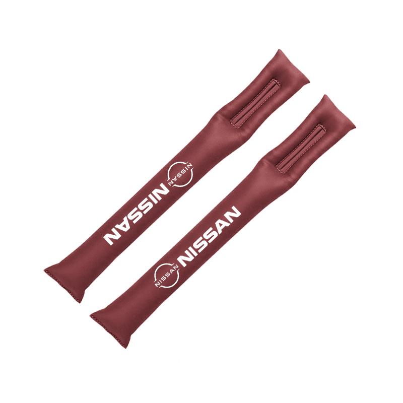 yxkpz10 2Pcs Car Seat Gap Filling Plug Cushion Side Seam Leak Proof Strip For Nissan Qashqai Juke Pulsar Sentra Altima Patrol Micra Rogu