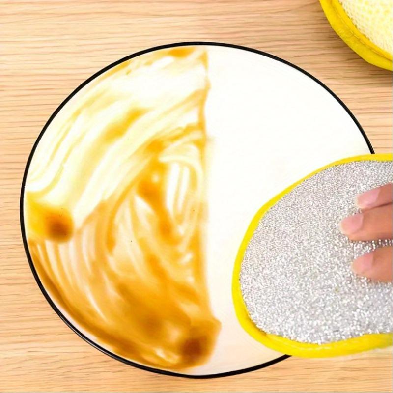 10/20 szt. Wielofunkcyjne Gąbki i Zmywaki Kuchenne, Zmywalne Ścierki z Zielonymi i Piaskowymi Powierzchniami Teksturowanymi