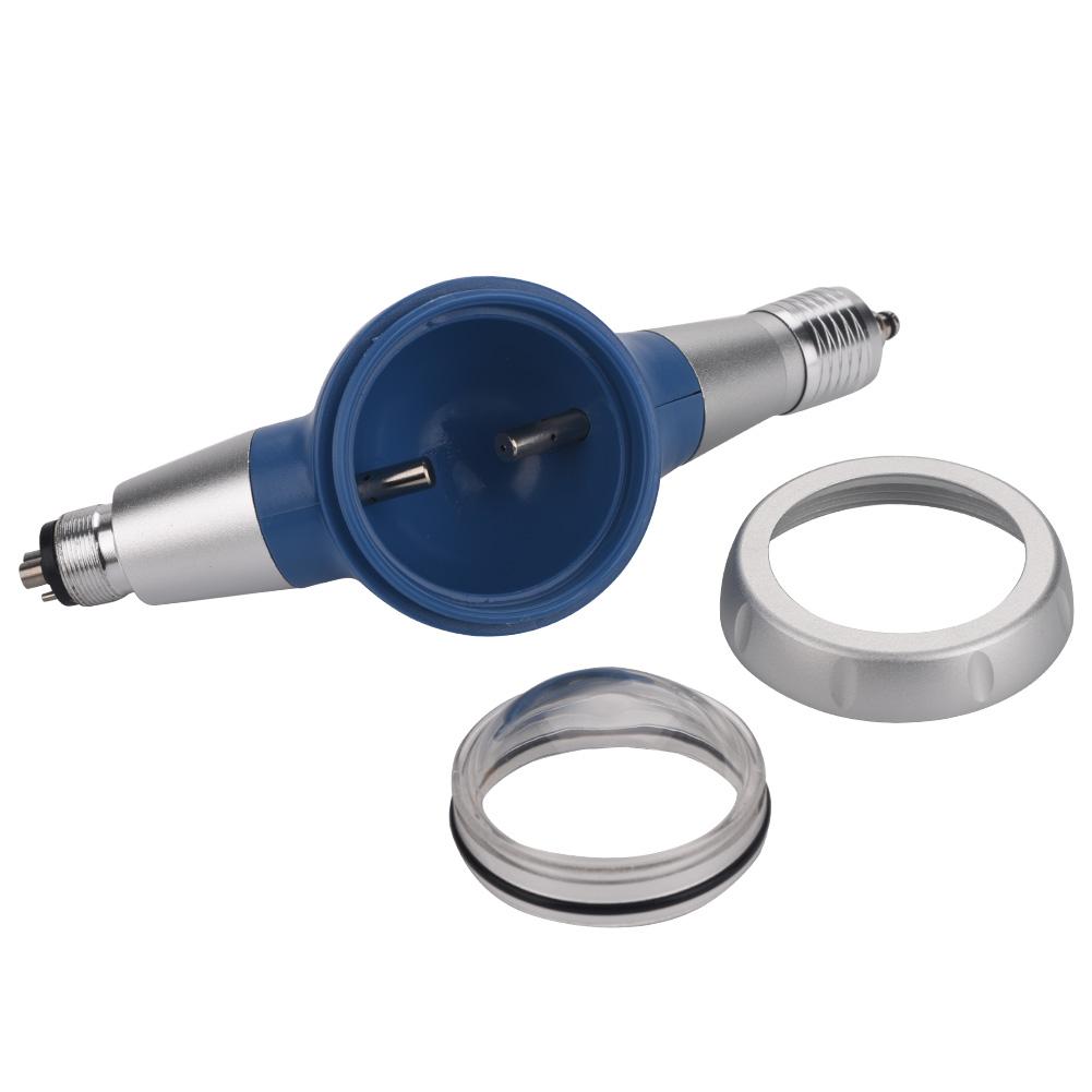 Dental Care Air Flow Lešticí leštička na zuby Násadec Prophy Jet jednotka se 4 otvory blue