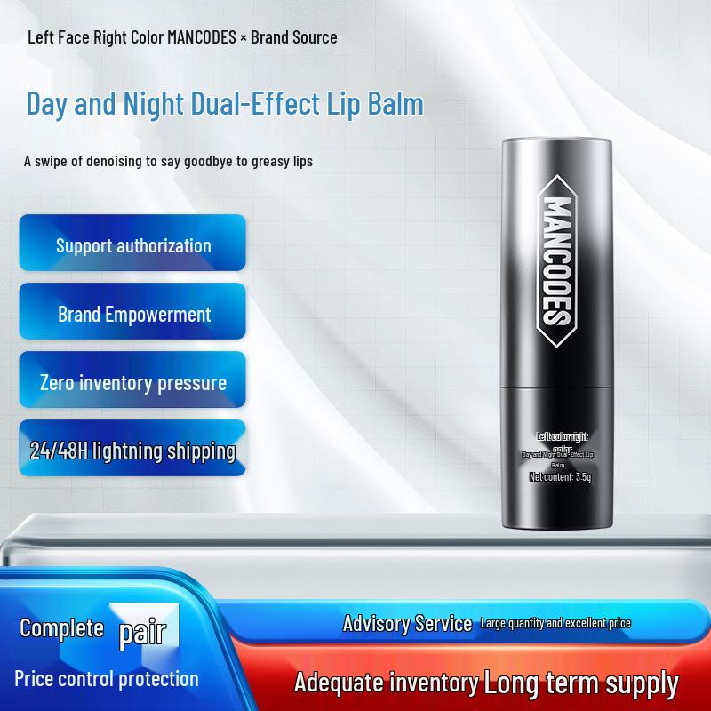 

Left Face Right Color Men s Moisturizing Lip Balm: Non-Greasy, Anti-Cracking, Nourishing Formula that Reduces Lip Lines and Fades Dead Skin