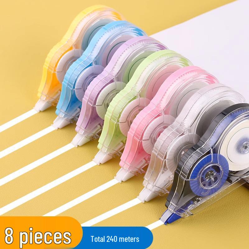 Silent Correction Tape Value Pack for Students - Large Capacity, Ideal for Junior and High School Use