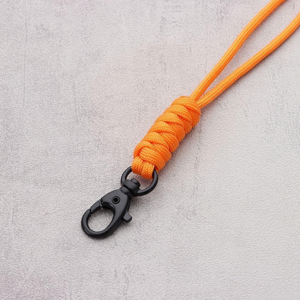 Strap Backpack Key Ring Keychain Lanyard Heavy Duty Lanyard Braided Woven Keychain Paracord Lanyard