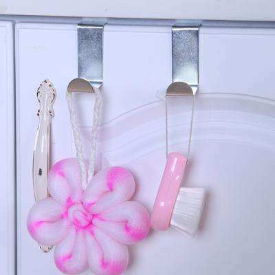 2 Stück Z-förmiger Türhaken für die Rückseite, nagelfreier Türrückentyp Mantelhaken, Taschenaufhänger S-Haken, farbige nahtlose Haken 2er-Pack