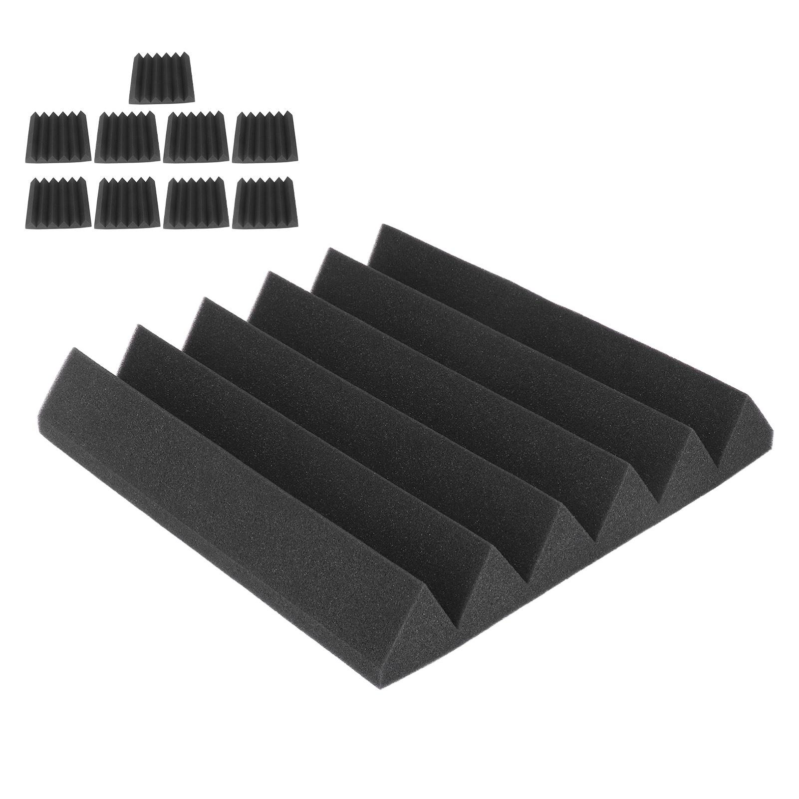 

10Pcs Acoustic Panel Sound Absorbing Foam Soundproof Insulation Set Kit for Home Studio