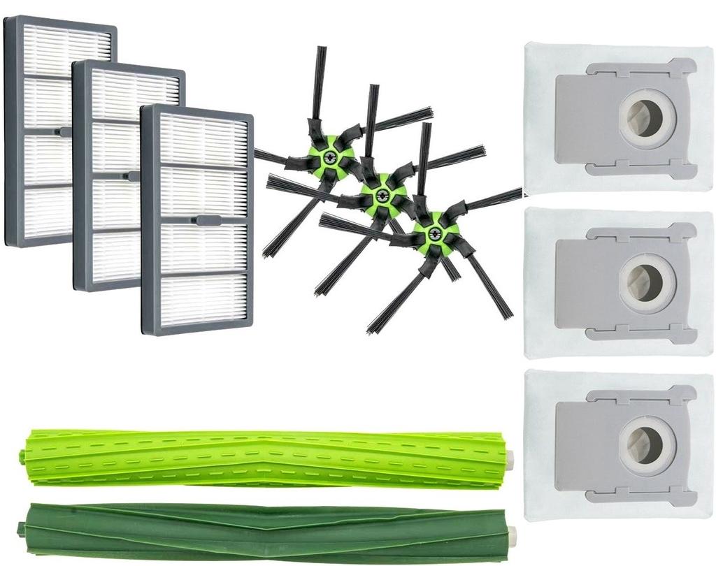 Clean Base Brush Roller Filter Bag Kit for iRobot Roomba s9 s9+