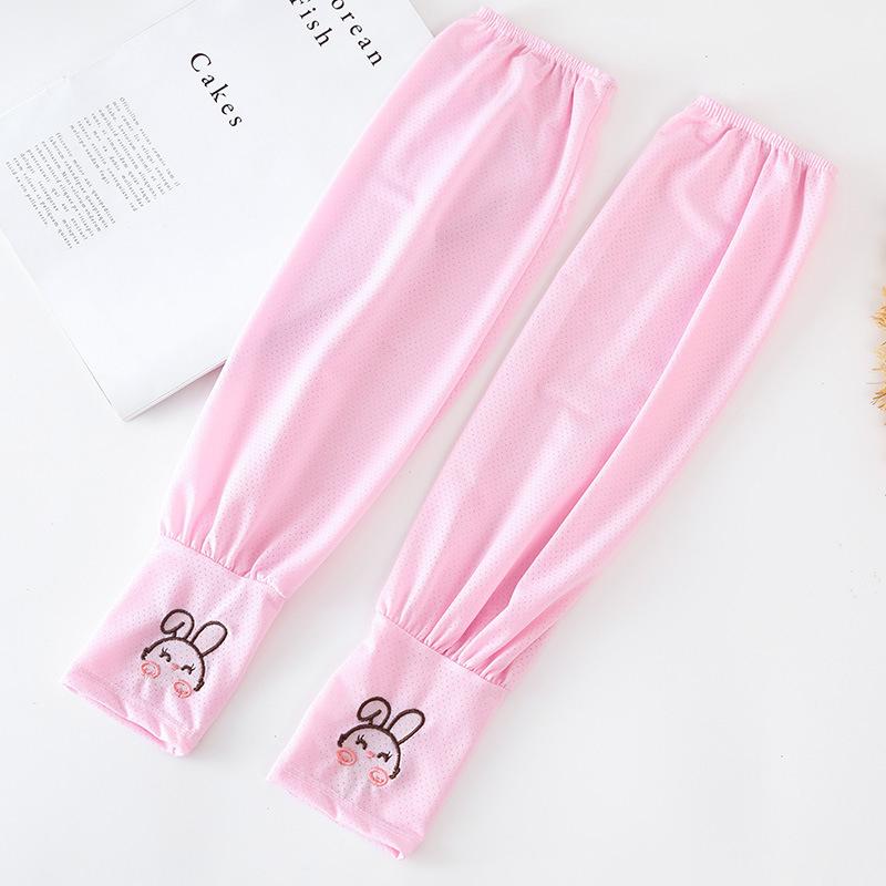 Summer Ice Silk Sun Protection Sleeves Outdoor Driving Uv Protection Rabbit Ice Sleeves Women'S Loose Arm Protection Sleeves
