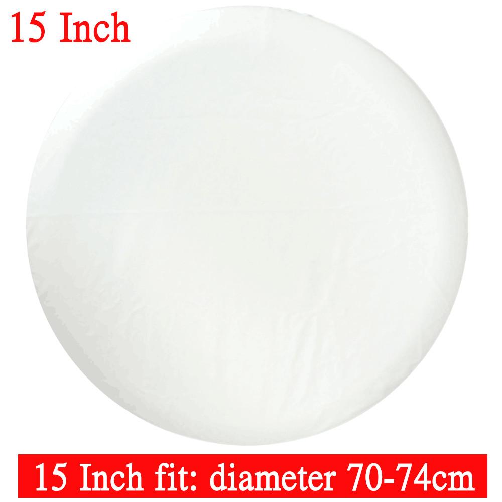14" 15" 16" 17" Cal Czysta Czerń Biel PVC PU Pokrowiec Osłona Koła Zapasowego Pokrowiec Torba Saszetka Na Wszystkie Samochody