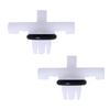Garnitures de gouttière de toit clips Fixation de moulure de bas de caisse de porte 51138204858 Pour BMW 3 E46