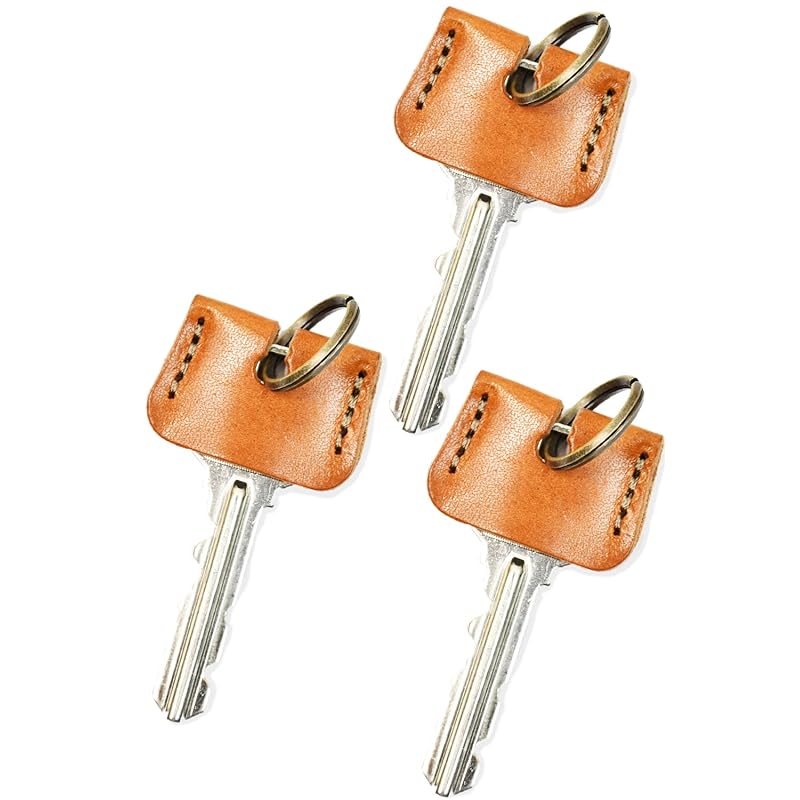 

atelierCODEL key cover key cover leather house key key key cover 3 pieces (3, brown)