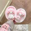 My Melody Wedding Series Pink Dress White Dress Plush Brooch Pin Brooch Plush Doll Pendant Cute Girly Birthday Gift Ornament