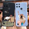 For Realme C21Y Case Realme C25Y Stylish Candy Painted Cover Soft Silicone Phone Case For Realme C21 C 21 Y C25Y RealmeC21 Shell