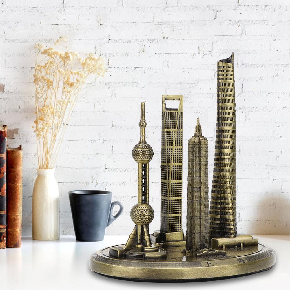Shanghai Building Collection Model Oriental Pearl Tower Global Financial Center Souvenir