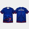 Neues Samoa Vintage Trikot Sport Schnelltrocknendes Fußball T-Shirt Polynesische Stammes-Tattoos Samoanische Meeresschildkröte & Segelboot Grafik Tops