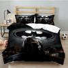 Red Cape Hero 3PCS Bedding set,Ideal for 1pc Duvet Cover And 2pcs Pillowcases Perfect for Fan gift,Ideal for Bedroom, Dormitory