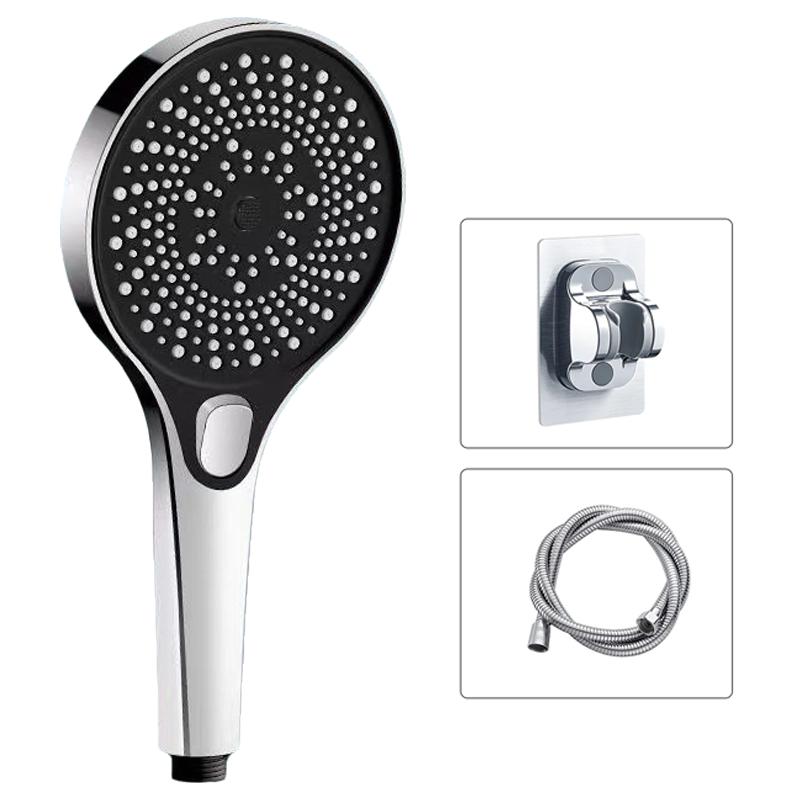 Pressurised Shower Head 3 Mode Adjustable Shower Head High Pressure Flower Sun Shower Set Rain Shower Mixer Bathroom Accessories