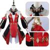 Cosplay Chevreuse Genshin Game Executor of Justice Costume Wig Dress Uniform Earphones Eye Patch Hat Gloves Girls Suit