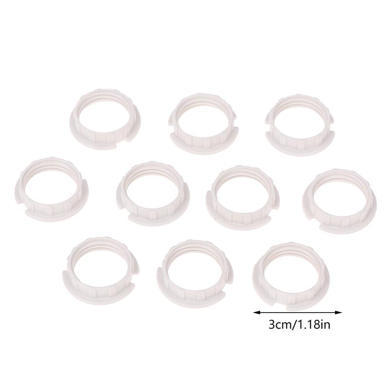 10Pcs G9 Lamp Holder Ring, M20 Lamp Shade Bracket Adapter Ring, Metal Lamp Shade Ring, G9 Lamp Shade Reduction Ring