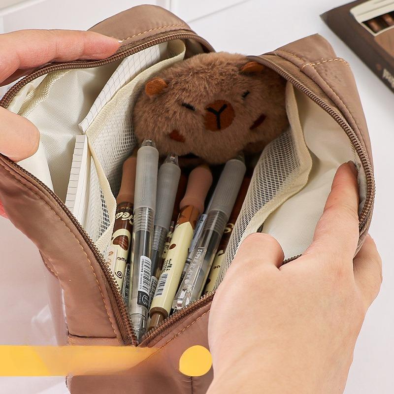 1 kus Minimalistické pouzdro na tužky pro studenty Kreativní design Série jednobarevných Pouzdro na tužky Velká kapacita Papírnictví Školní taška