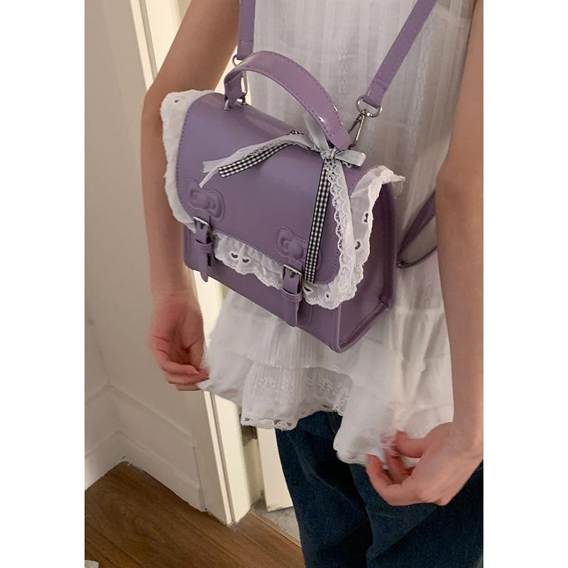 

Милая кружевная модная сумка-тоут женская летняя универсальная с девичьим чувством повседневный рюкзак