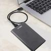 2.5-Inch SATA USB 3.0 Laptop 7-9.5MM Hard Drive SSD Enclosure External Laptop Disk Case(Black) (Not