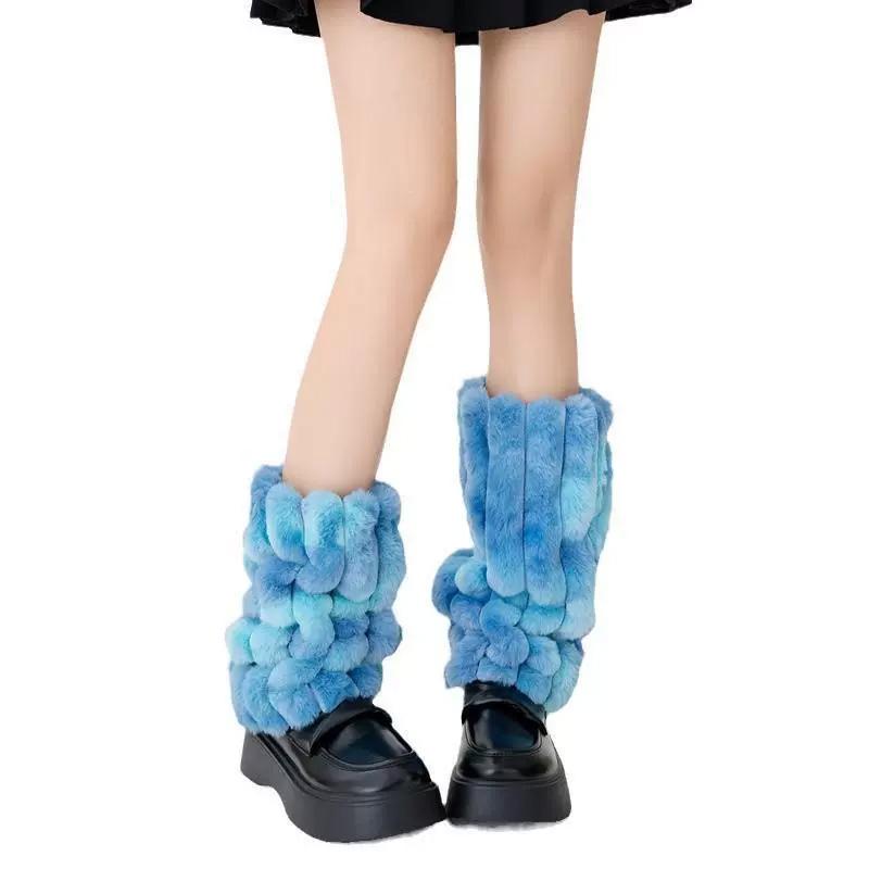 1 Pair Boots Socks Personalized Boot Cover Cuffs Covers Plush Colored Leg Warmer for Women Leg Covers Warm Boot Stocking