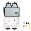 Wasserdichte Steckdose Outdoor IP66 Regensichere Wand Elektrische Wifi Smart Stecker Typ 86 16A