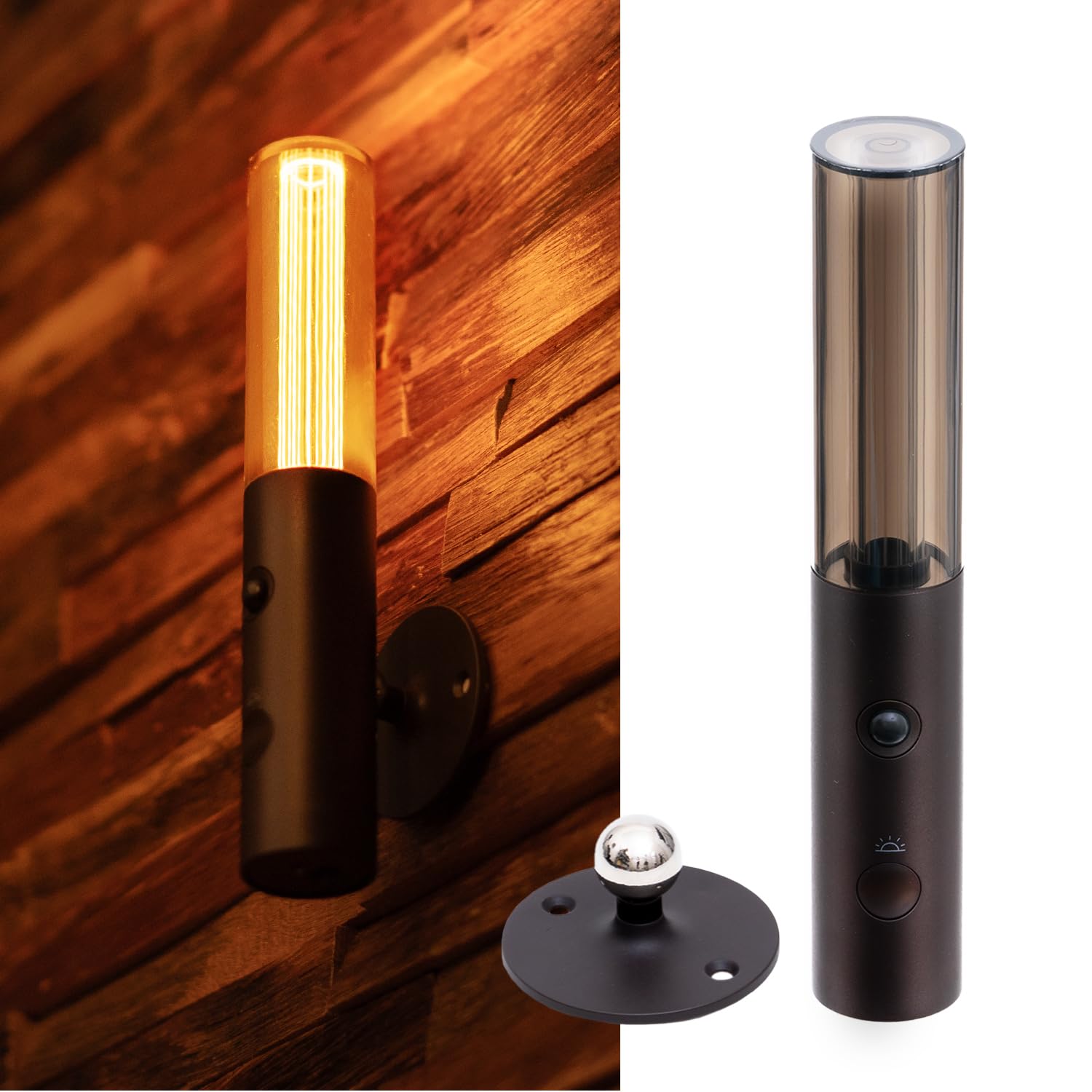 

HAPPYJOINT Ember Motion Sensor Light, Indoor, Rechargeable, Type-C, Dimmable, Magnet