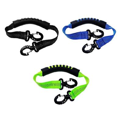 Reflective Roller Skate Shoe Strap with Antiskid Pad and Hooks Portable Lightweight Ski Boot Carriers Shoulder Leash