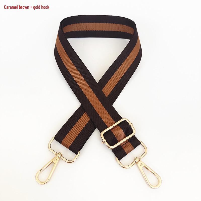 Bunter Verstellbarer Damen Crossbody-Taschenriemen - Verlängertes Breites Gestreiftes Schultergurtband