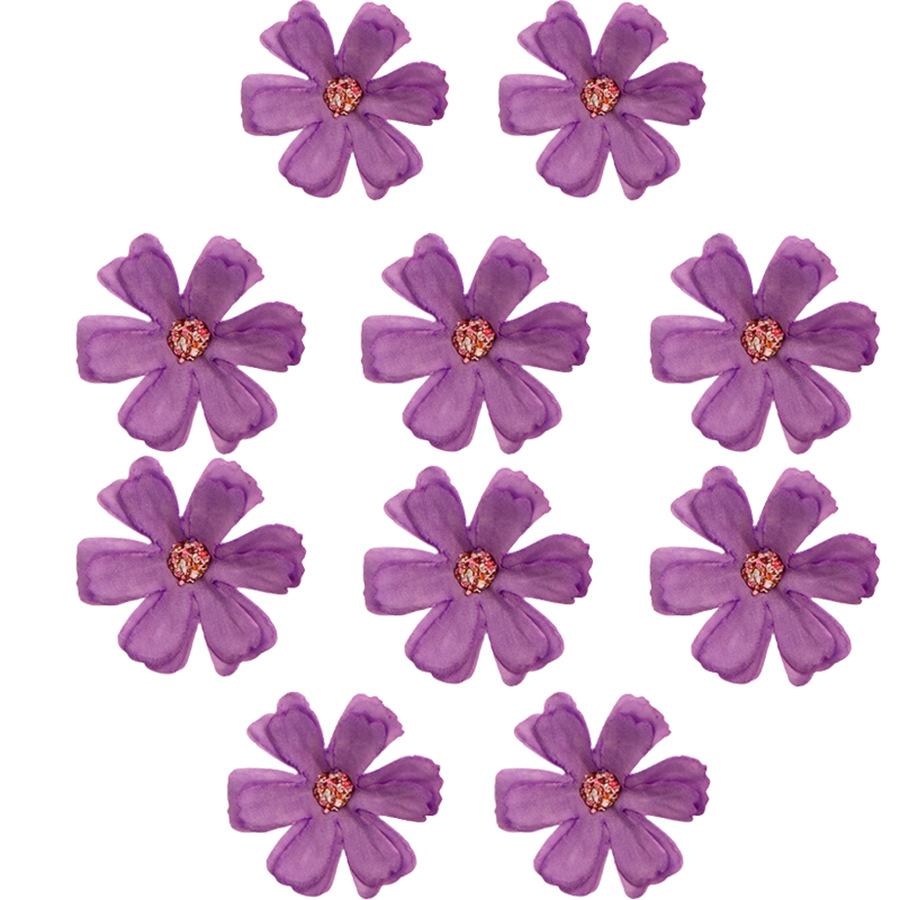 Cherry Blossom Simulation Flower Silk Chrysanthemum Diy Handmade Accessories Headdress Flower Buckle Accessories Diy Material Package
