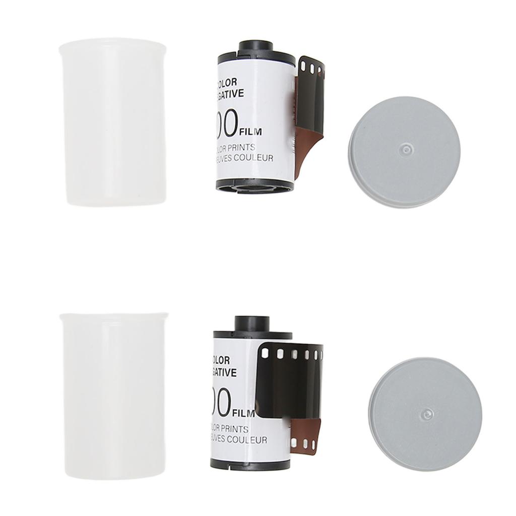 2 Roll 35mm Camera Color Film ISO 200 8 Sheets Each High Saturation HD Camera Color Negative Film