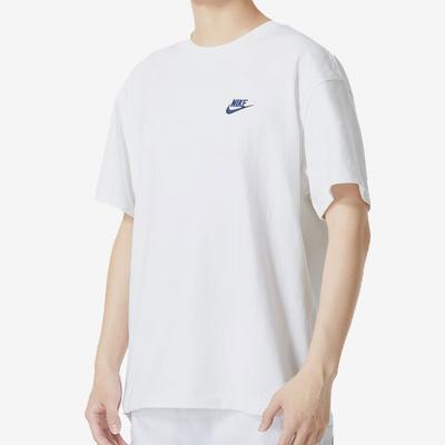 T Shirts Men's White Crew Neck Moderate Straight Fit FN3698-100