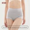Plus Size Lady Spring and Autumn Cotton High Waist Antibacterial Comfortable Widened Non Mark Breathable Flat Angle Briefs
