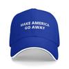Make America Go Away MAGA Adjustable Hat Summer Sunscreen Baseball Caps Unisex's Women's  Hip Hop Baseball Cap Casual Outdoor Hats