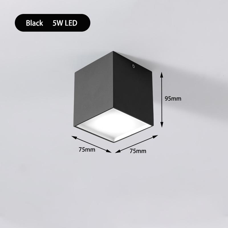 Surface Mounted Downlight 5W/9W/12W LED Spotlight Indoor Home Lighting Aisle Corridor Light Bedroom Living Room Ceiling Light