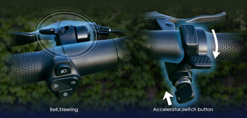 Foldable electric scooter Kukirin A1, 800W motor, 48V 13Ah battery, top speed 45km/h, cruising range 45km, 10-inch tires