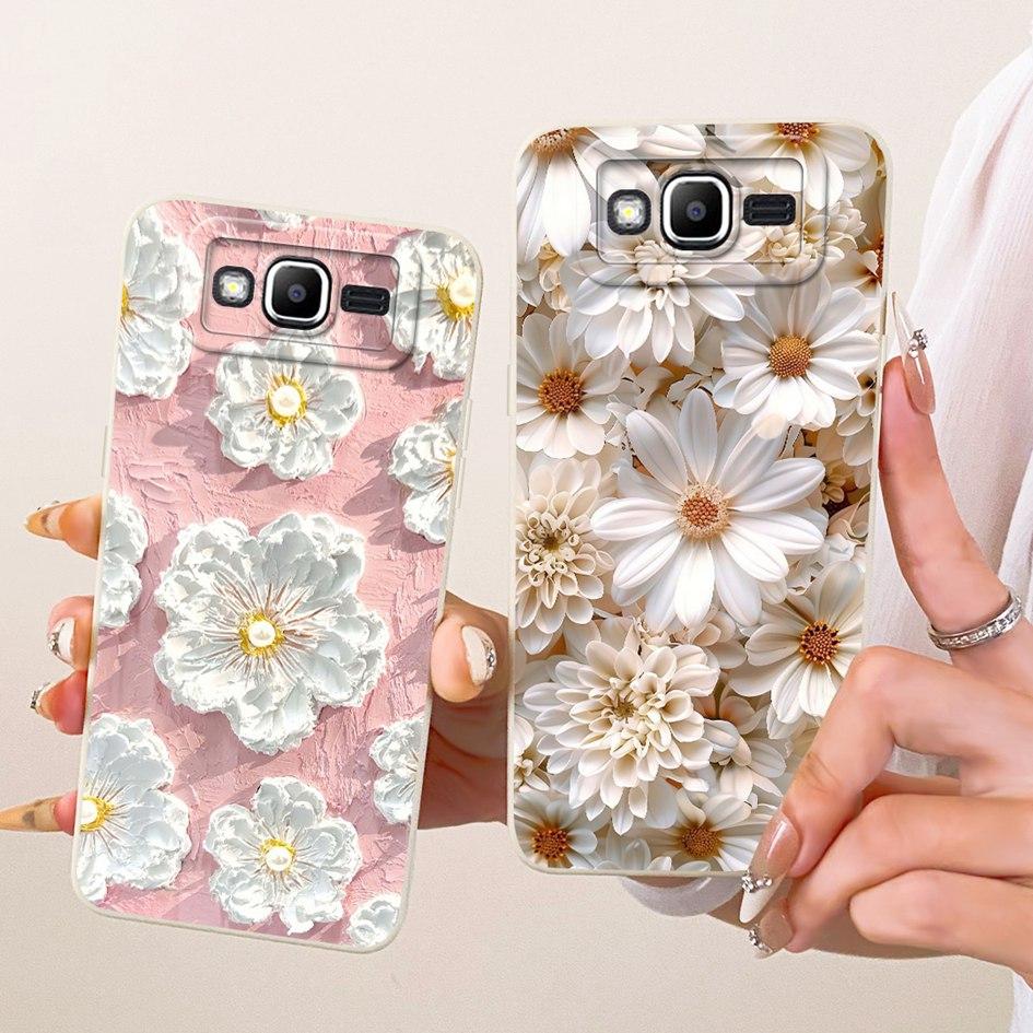 For Samsung Galaxy J2 Prime Case Cute Cartoon Cat Shockproof Silicone Soft Cover For Samsung J5 Prime On5 2016 G570 G570F Fundas