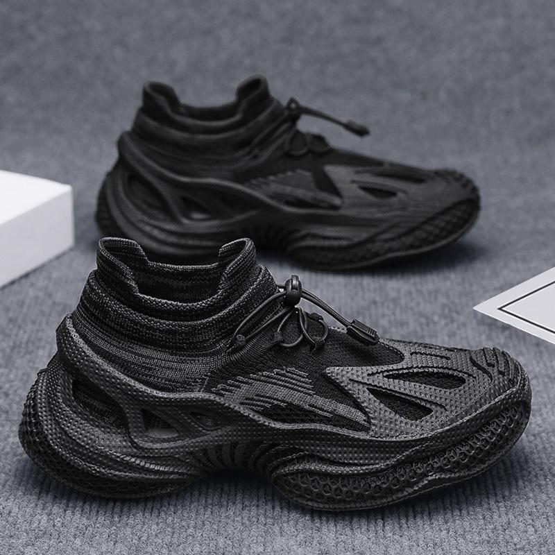 Men s bag head hole shoes men s non-slip driving thick-soled soft-soled cool slippers men 39