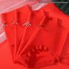 Women's Soft Modal Mid-Waist Seamless Briefs - Good Luck Red Wedding Underwear