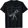 Star Constellations Galaxy Telescope Outer Space Astronomy T-Shirt