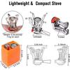 1PC Ultralight Portable Camping Stoves, Adjustable Valve Stove For Backpacking, Hiking, Mountaineering, Camping