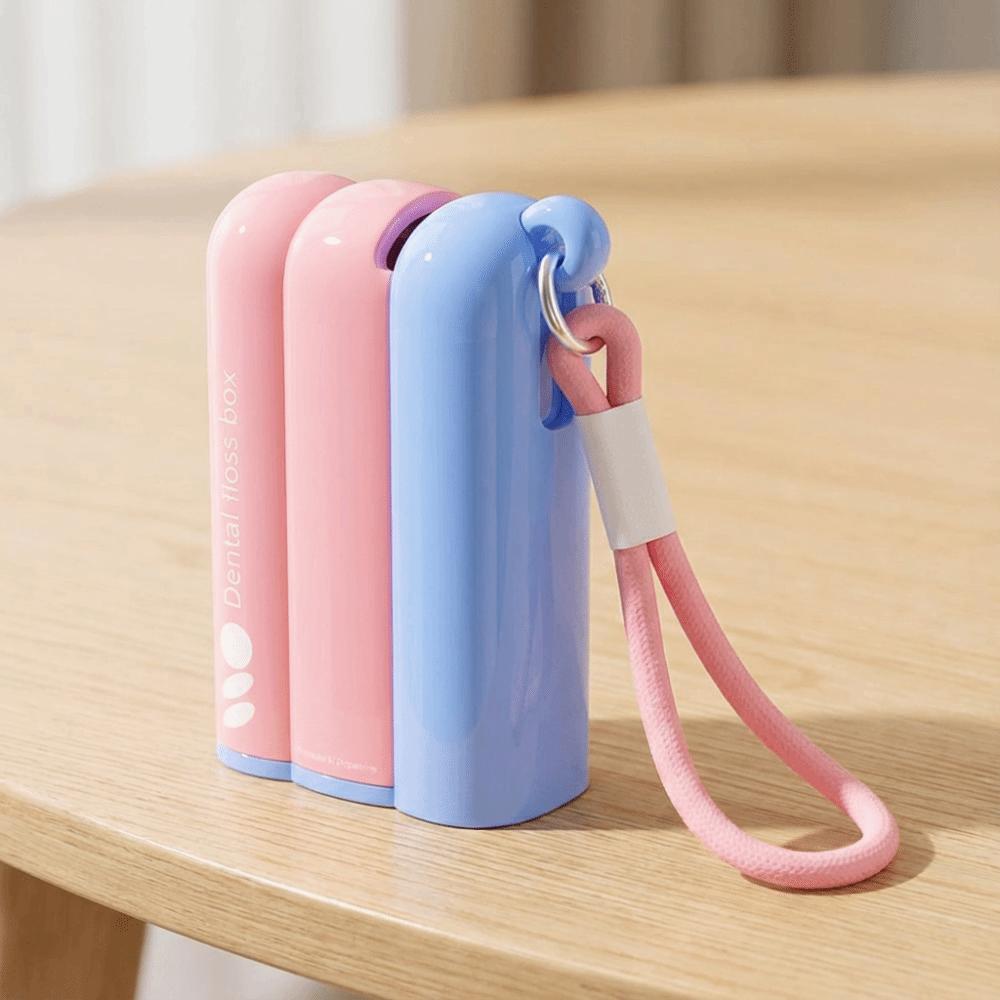 Aufsteck-Zahnseidenstocher Aufbewahrungsbox Kreativ Mini Zahnstocher Etui Zahnseidenstocher Organizer Tägliche Anwendung