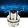 Automation 4 Pin M12BP4 Connector M16 Thread Waterproof Panel Mounted Front Mount 4A 250V Connector Adapter Control System