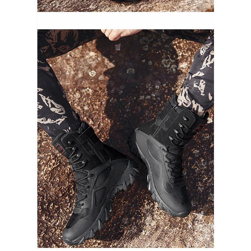 Herrenstiefel, Verschleißfeste Rutschfeste Bequeme Outdoor-Schuhe zum Wandern, Bergsteigen, Jagen, Trekking, Herrenschuhe
