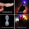 LED Light Fantastic Prank Tools Mini Lamp Thumbs Lights Colorful Performance Lamps Brightness Insulating Paper Trick Prop