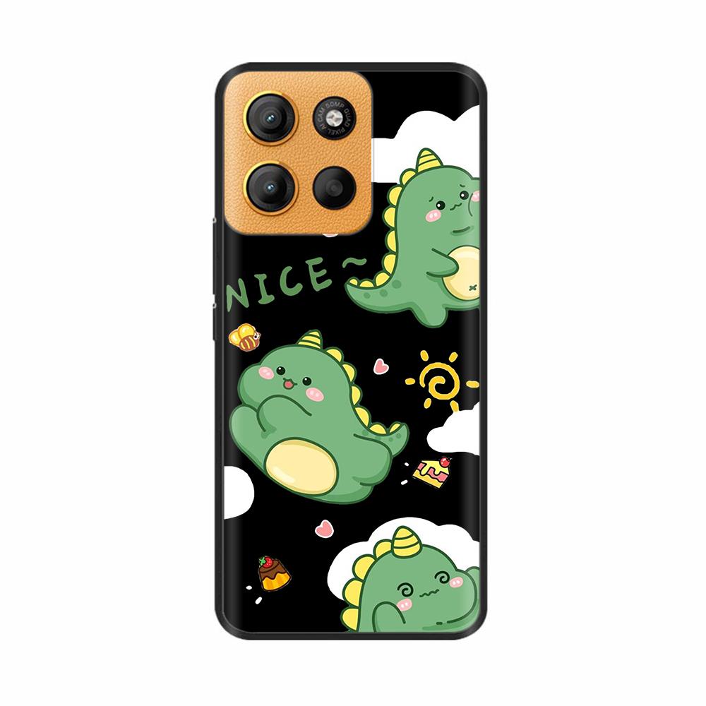 For Motorola G15 Case Cute Phone Case Funny Back Cover For Moto G15 Power Camera Protection Soft Original Liquid Silicone Cases