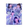 Illits Kpop Girl Group Blanket Fleece Print Multifunction Super Warm Throw Blankets for Bed Outdoor Plush Thin Quilt