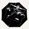 1pc Scarface Automatic Opening/closing Umbrella, Foldable Sunshade, Perfect Gift for Friends, Durable Plastic Handle yy250808109